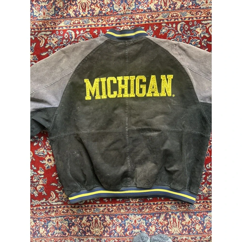 University of Michigan Vintage Jacket Wolverines Varsity Bomber 2XL Essexz
